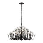Wildflower 15 Light Chandelier - Matte Black