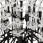 Wildflower 15 Light Chandelier - Matte Black