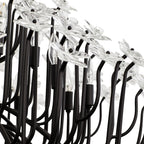Wildflower 15 Light Chandelier - Matte Black