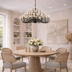 Wildflower 15 Light Chandelier - Matte Black
