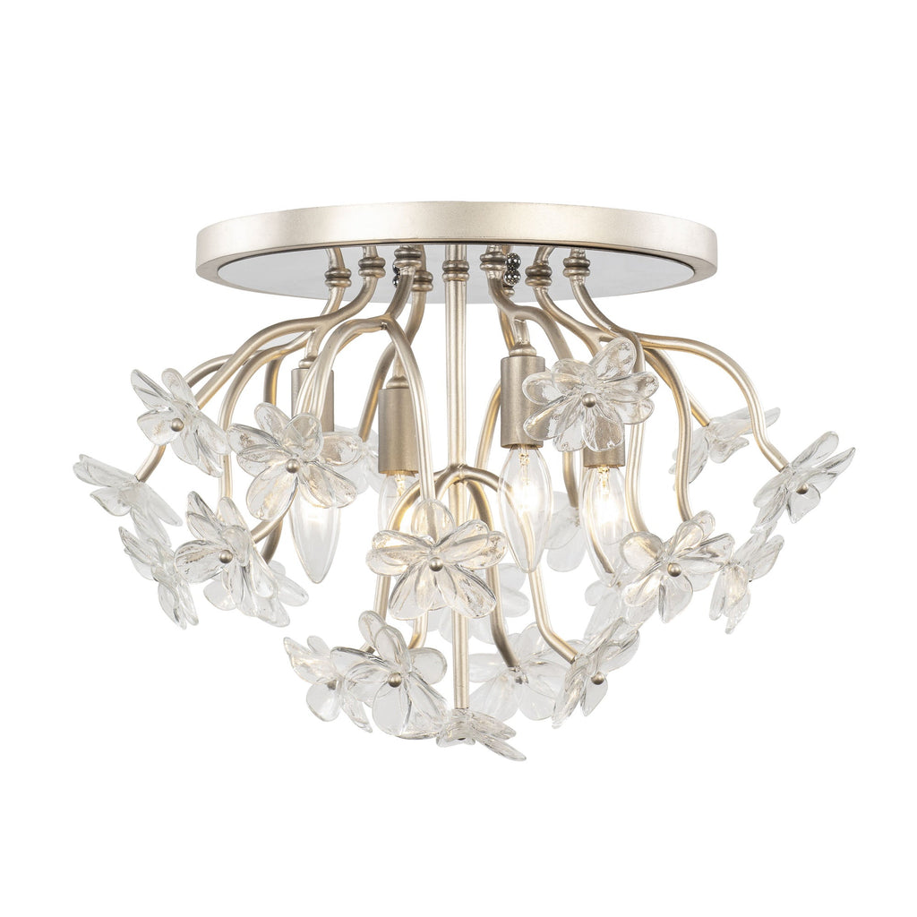 Wildflower 4 Light Semi-Flush - Gold Dust/Artifact