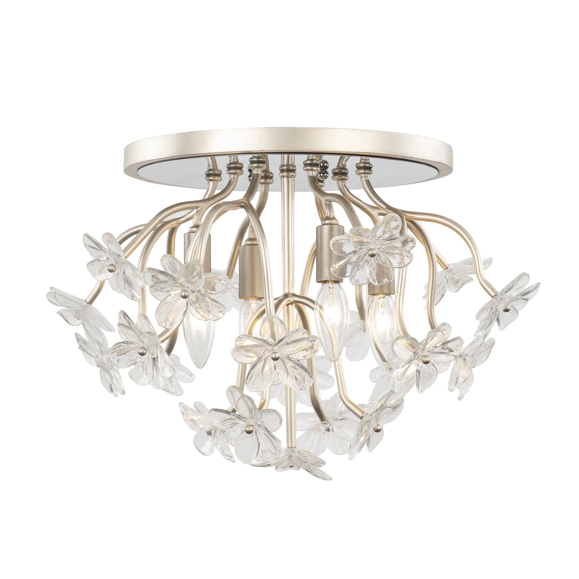 Wildflower 4 Light Semi-Flush - Gold Dust/Artifact