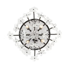 Wildflower 4 Light Semi-Flush - Matte Black