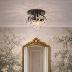 Wildflower 4 Light Semi-Flush - Matte Black