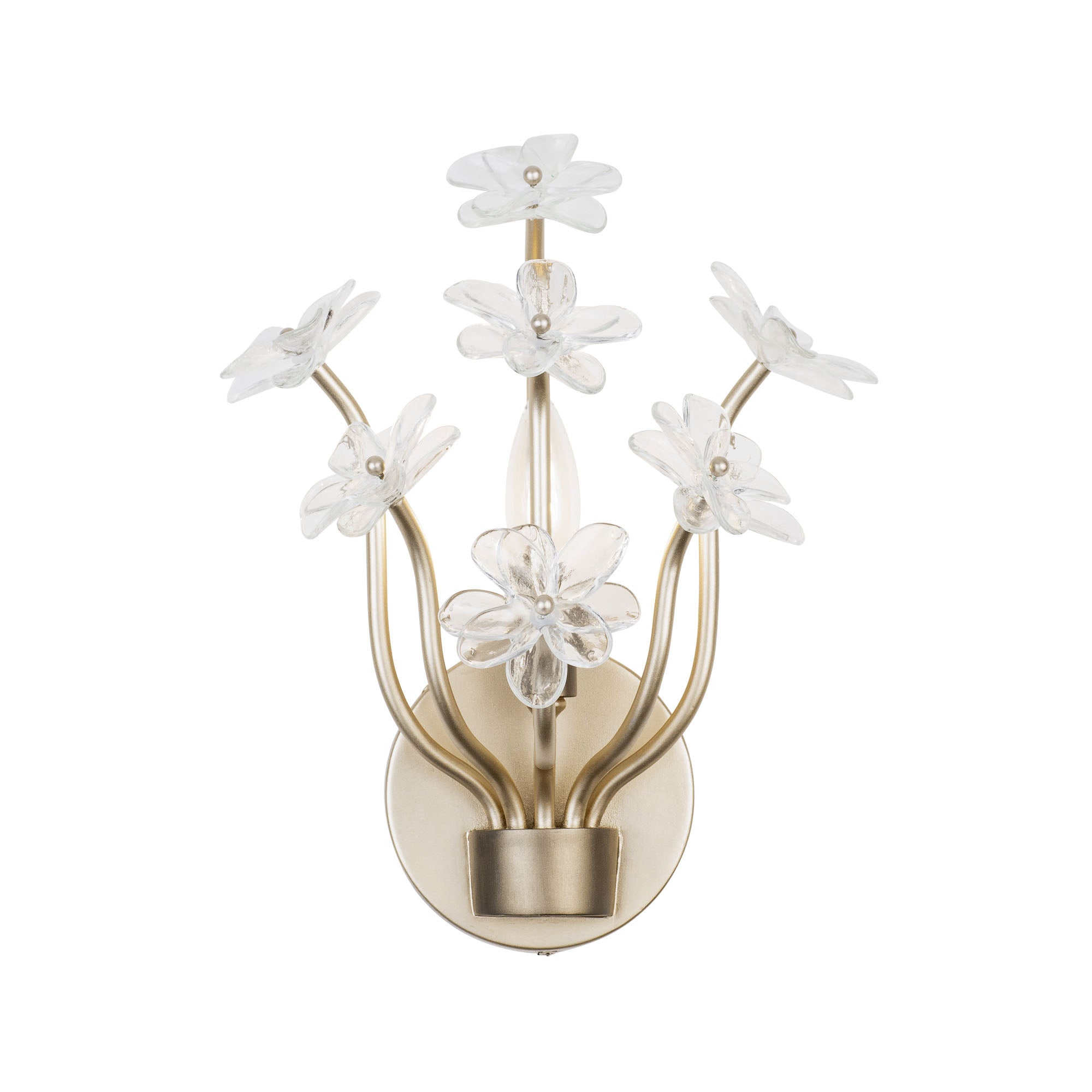 Wildflower 1 Light Sconce - Gold Dust/Artifact