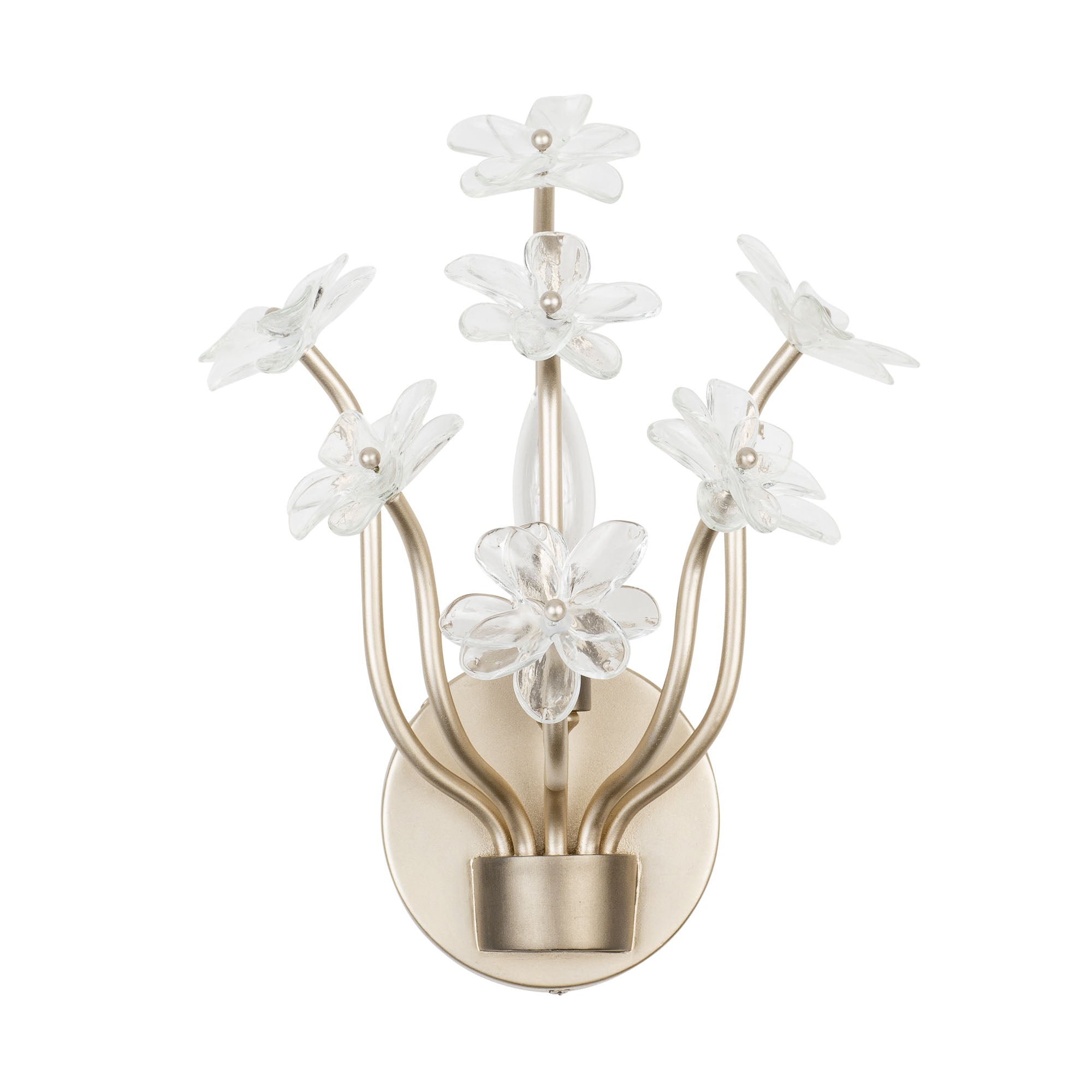 Wildflower 1 Light Sconce - Gold Dust/Artifact