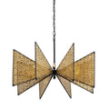 Machina 8 Light Chandelier - Matte Black/Sulihiya