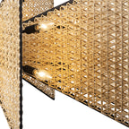 Machina 16 Light Chandelier - Matte Black/Sulihiya