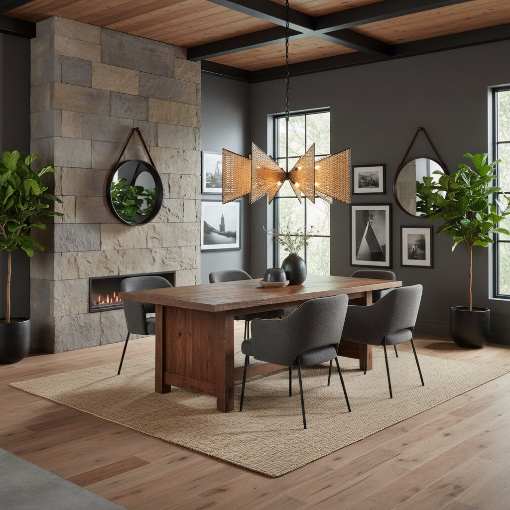 Machina 16 Light Chandelier - Matte Black/Sulihiya