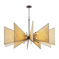 Machina 30Light Chandelier - Matte Black/Sulihiya