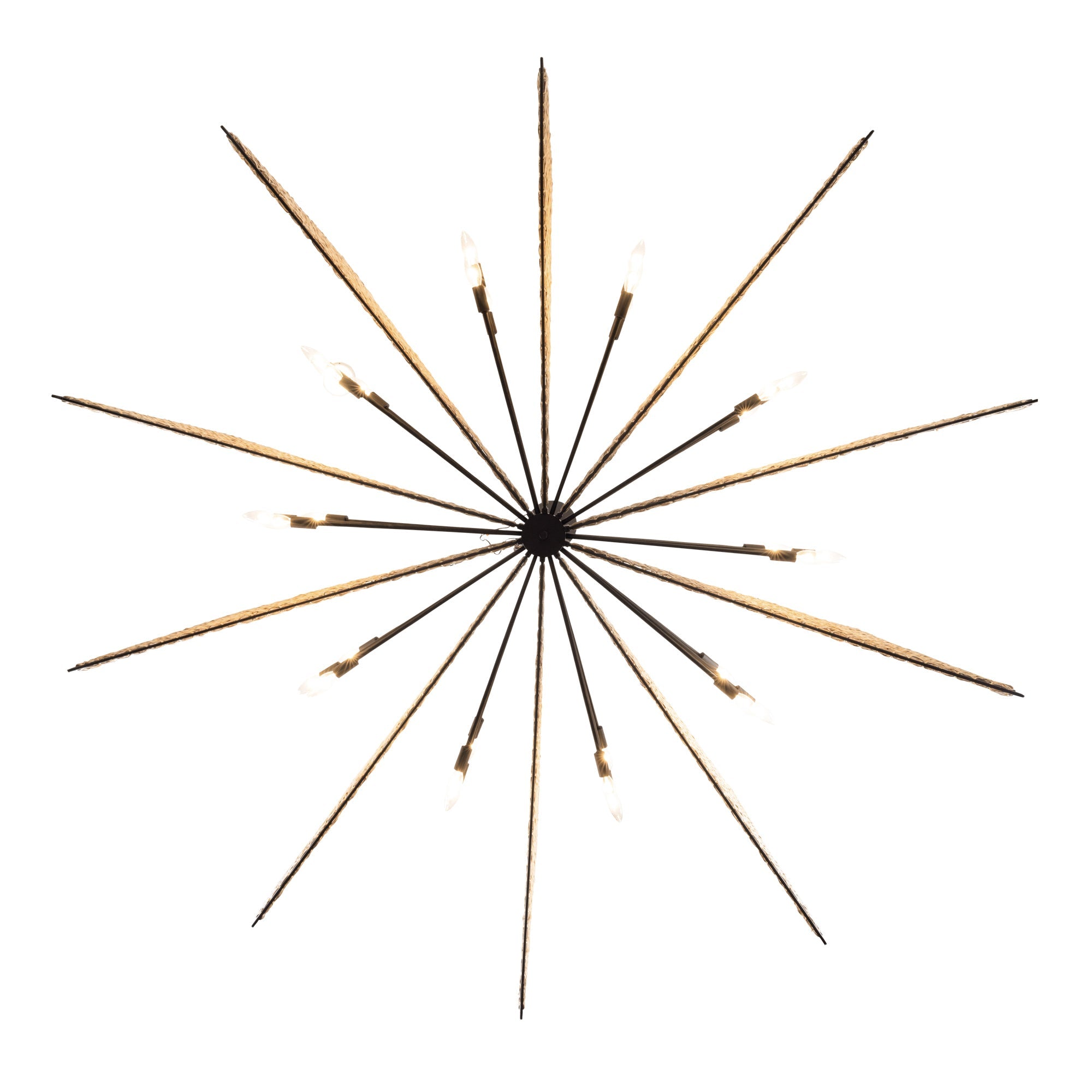 Machina 30Light Chandelier - Matte Black/Sulihiya