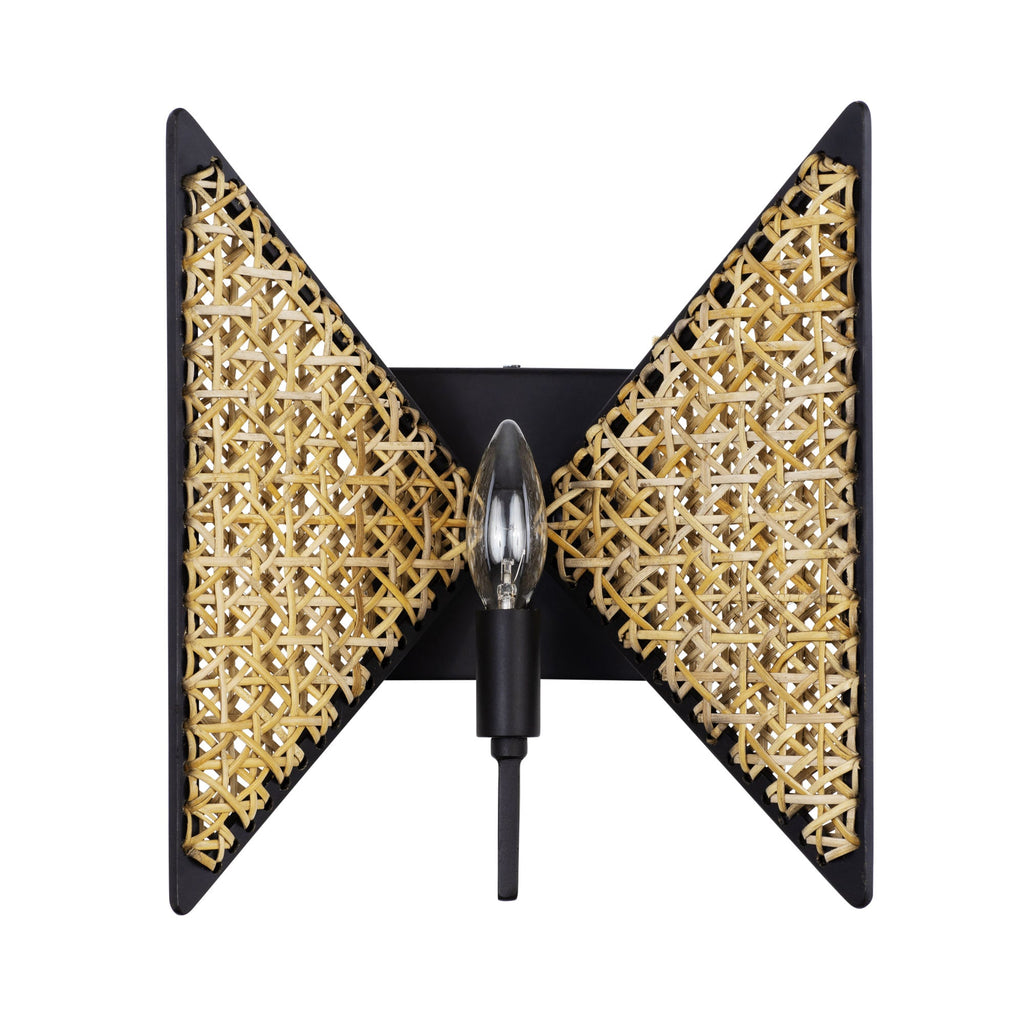 Machina 1 Light Sconce - Matte Black/Sulihiya