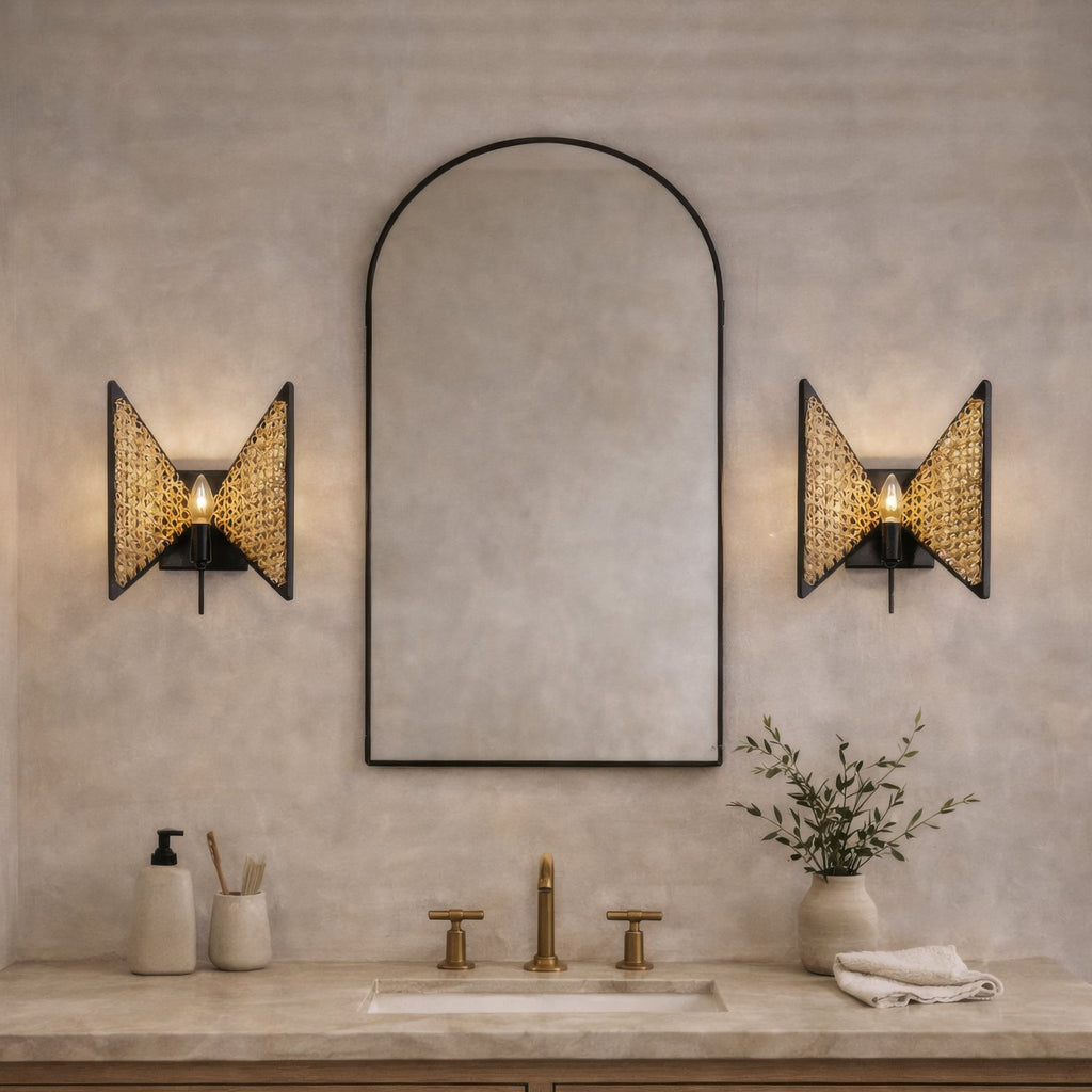 Machina 1 Light Sconce - Matte Black/Sulihiya