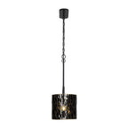 Estela 5 Light Linear Pendant - Matte Black/French Gold
