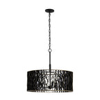 Estela 5 Light Pendant - Matte Black/French Gold
