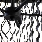 Estela 5 Light Pendant - Matte Black/French Gold