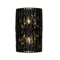 Estela 2 Light Sconce - Matte Black/French Gold