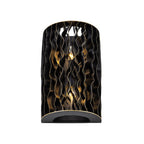 Estela 2 Light Sconce - Matte Black/French Gold