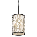 Scribble 6 Light Foyer - Matte Black/Artifact