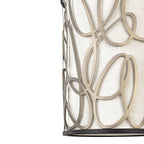 Scribble 6 Light Foyer - Matte Black/Artifact