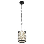 Scribble 1 Light Mini Pendant - Matte Black/Artifact