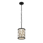Scribble 1 Light Mini Pendant - Matte Black/Artifact