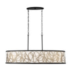 Scribble 6 Light Linear Pendant - Matte Black/Artifact