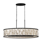 Scribble 6 Light Linear Pendant - Matte Black/Artifact