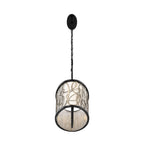 Scribble 6 Light Linear Pendant - Matte Black/Artifact