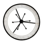 Scribble 6 Light Pendant - Matte Black/Artifact