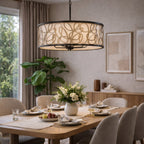 Scribble 6 Light Pendant - Matte Black/Artifact