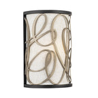 Scribble 1 Light Sconce - Matte Black/Artifact