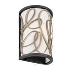 Scribble 1 Light Sconce - Matte Black/Artifact