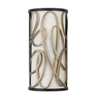 Scribble 2 Light Sconce - Matte Black/Artifact