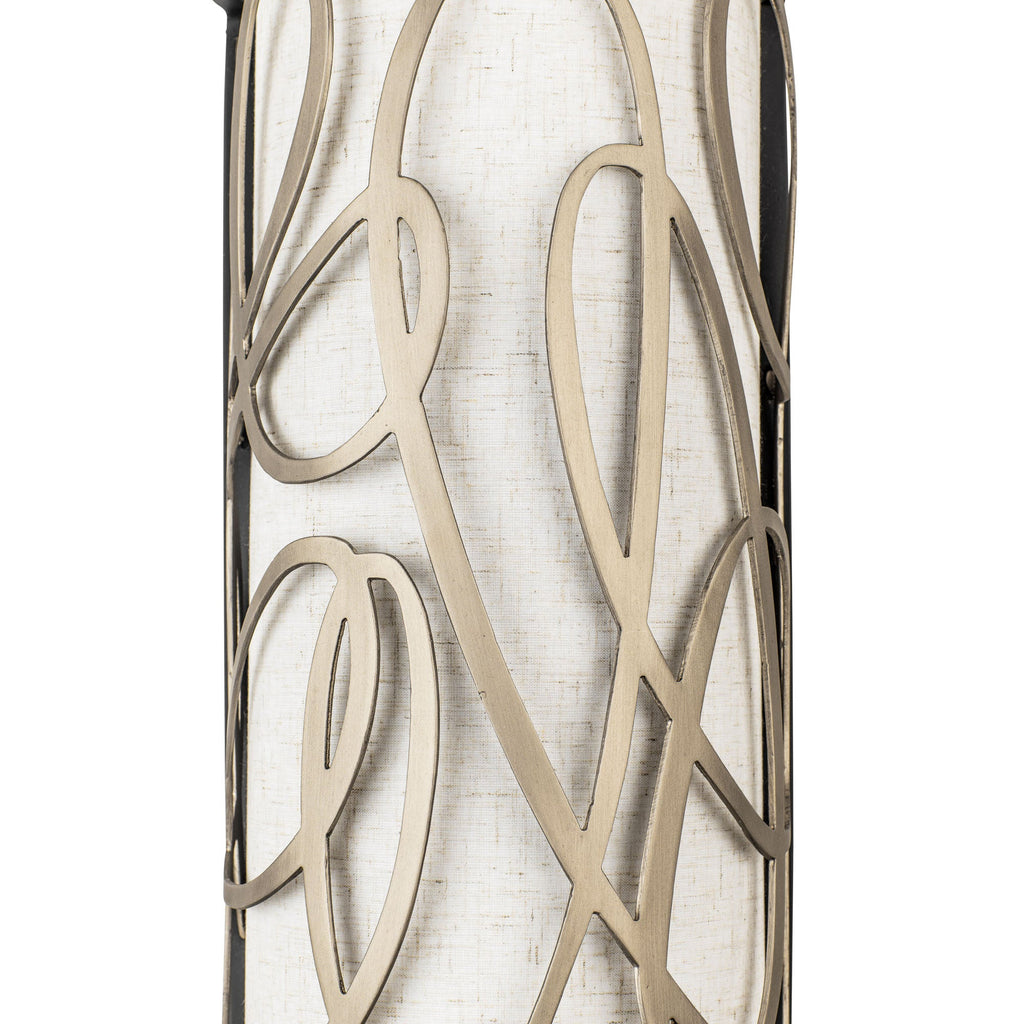Scribble 2 Light Sconce - Matte Black/Artifact