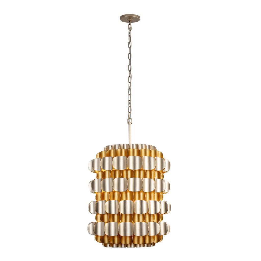 Swoon 6 Light Foyer - Antique Gold/Gold Dust