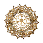 Swoon 6 Light Foyer - Antique Gold/Gold Dust