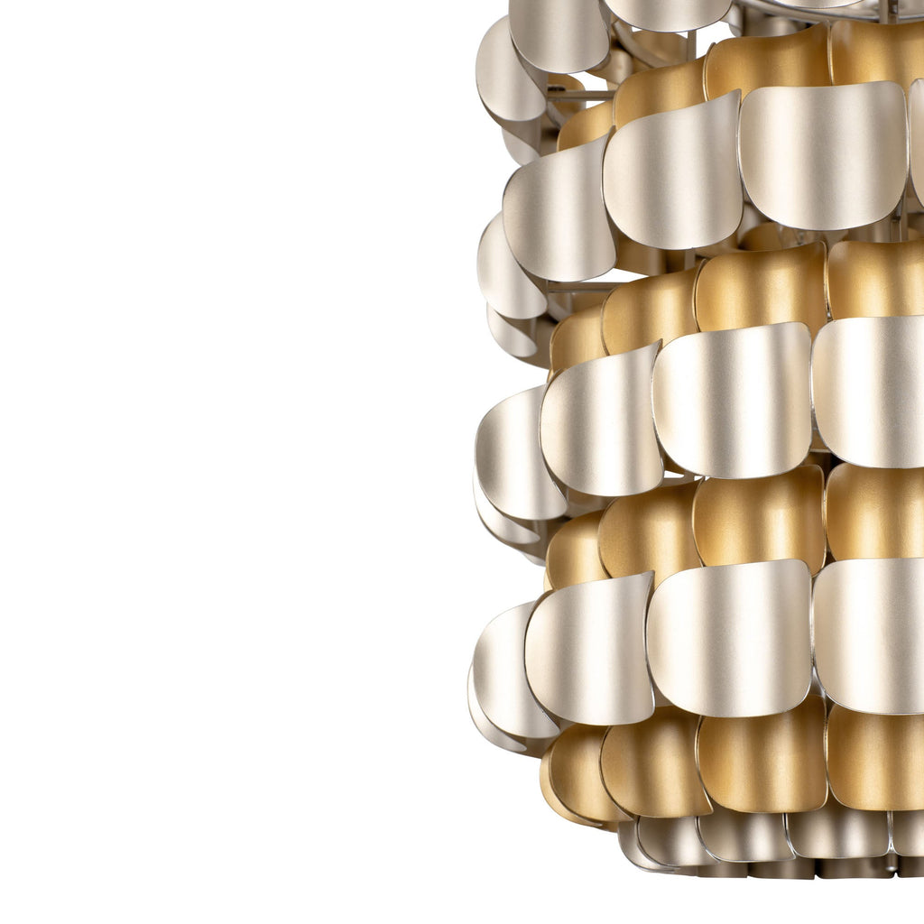 Swoon 6 Light Foyer - Antique Gold/Gold Dust