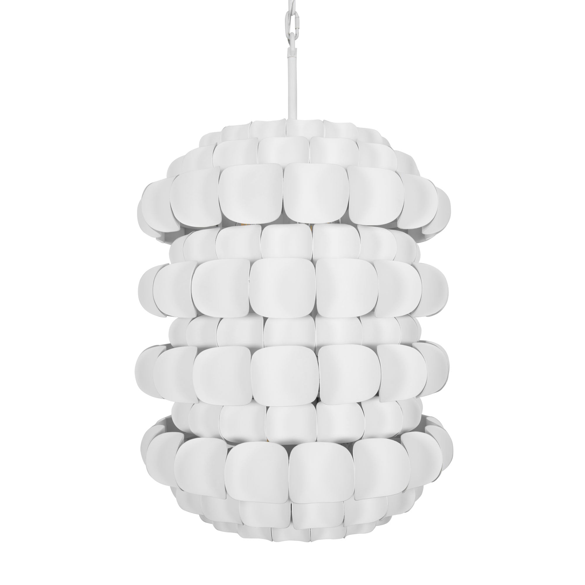 Swoon 6 Light Foyer - Matte White