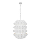 Swoon 6 Light Foyer - Matte White