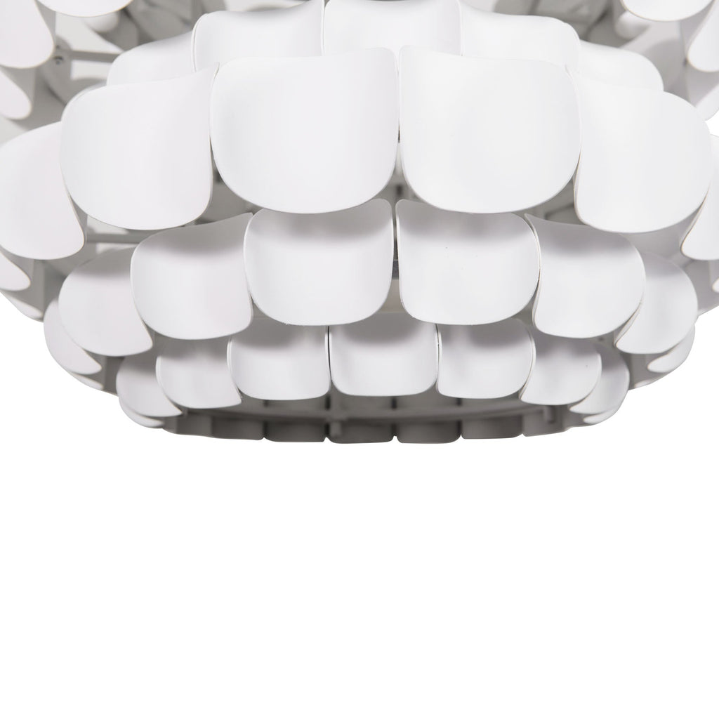 Swoon 6 Light Foyer - Matte White