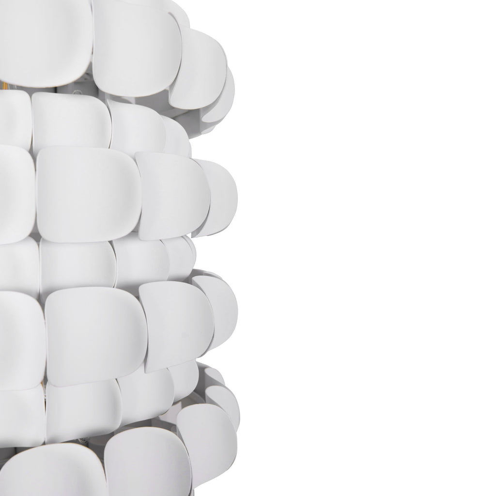 Swoon 6 Light Foyer - Matte White