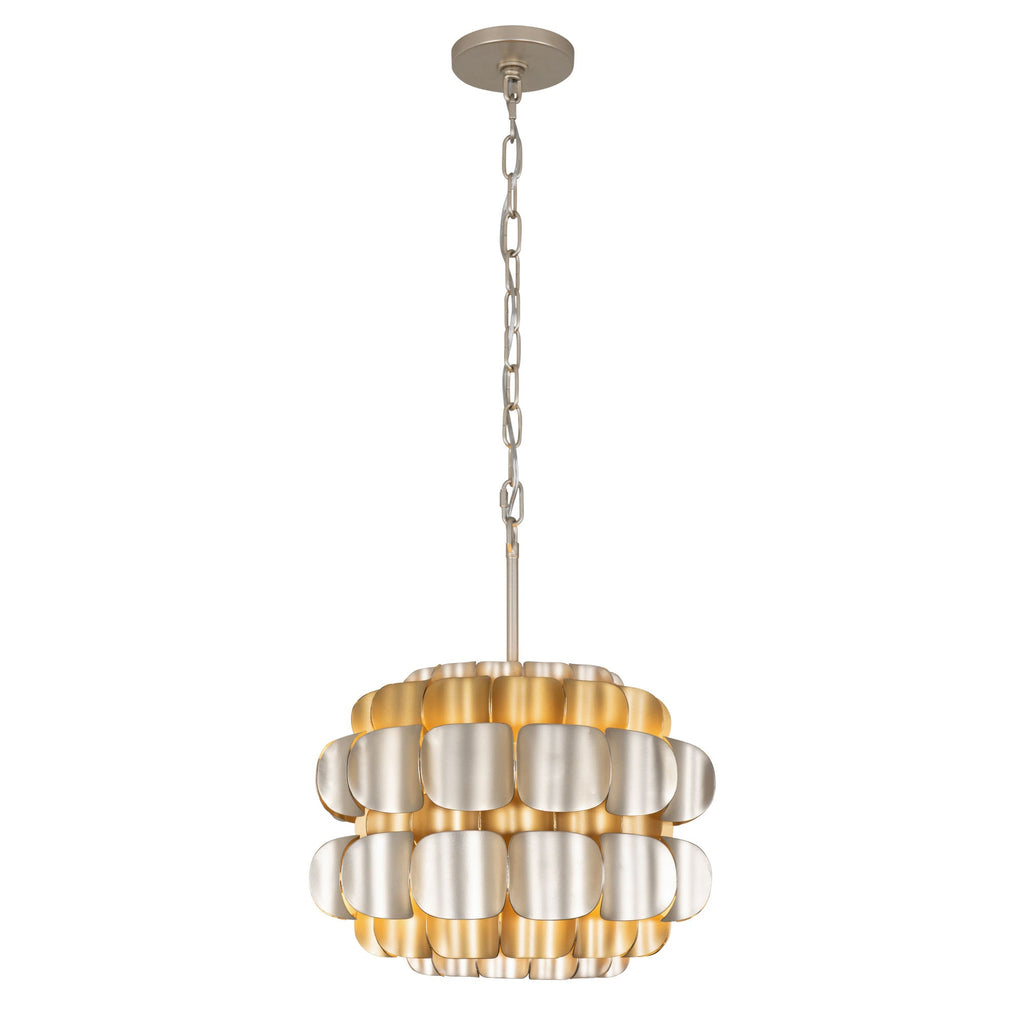 Swoon 1 Light Pendant - Antique Gold/Gold Dust