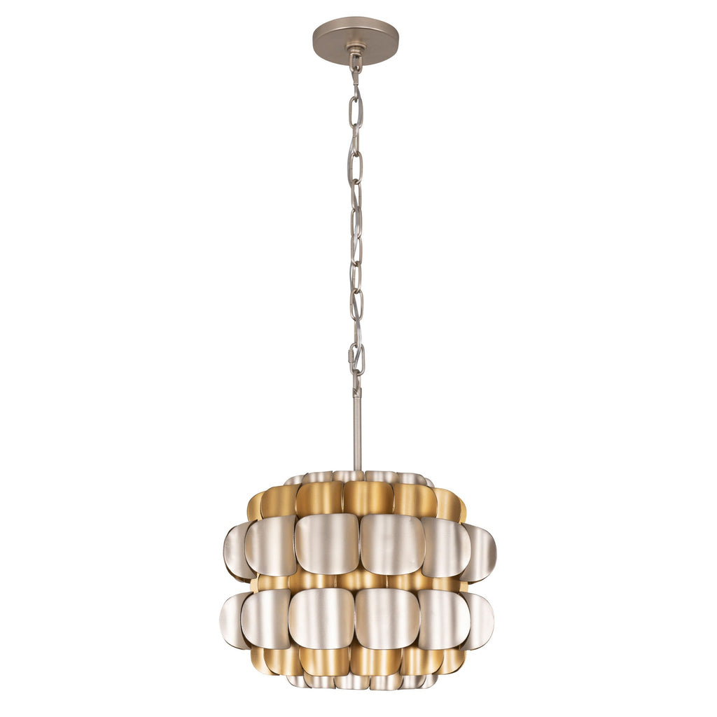 Swoon 1 Light Pendant - Antique Gold/Gold Dust