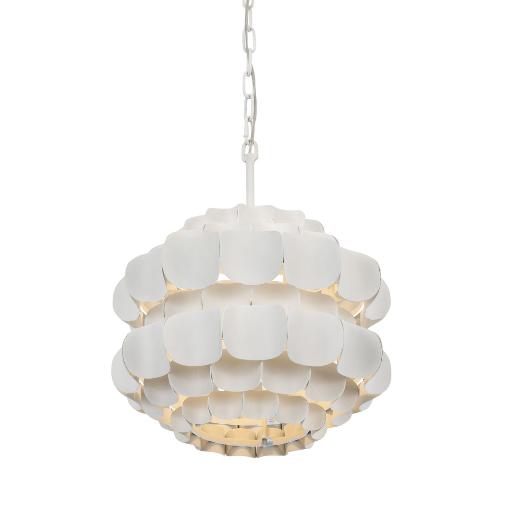 Swoon 1 Light Pendant - Matte White