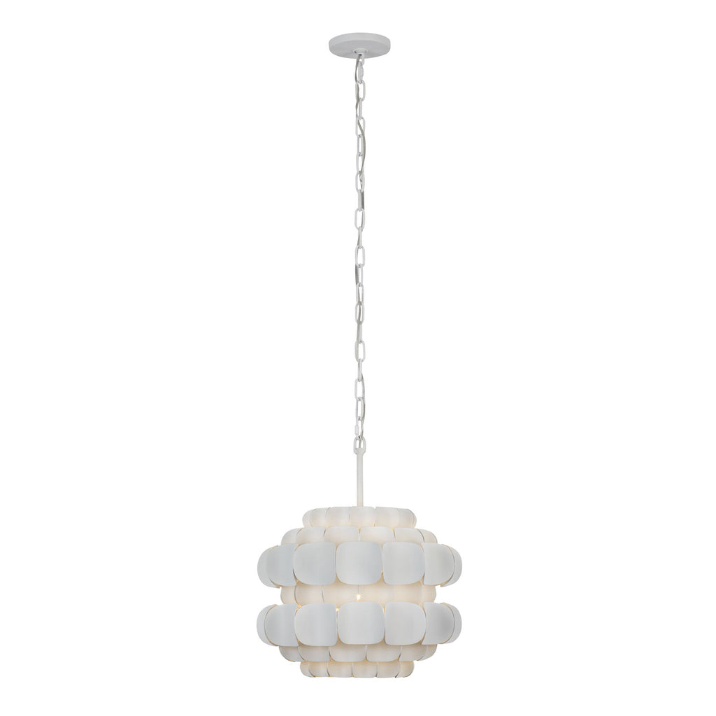Swoon 1 Light Pendant - Matte White