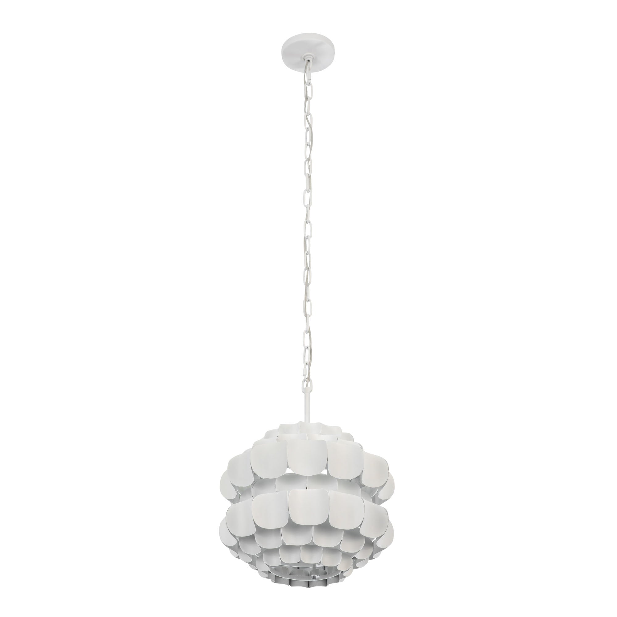 Swoon 1 Light Pendant - Matte White
