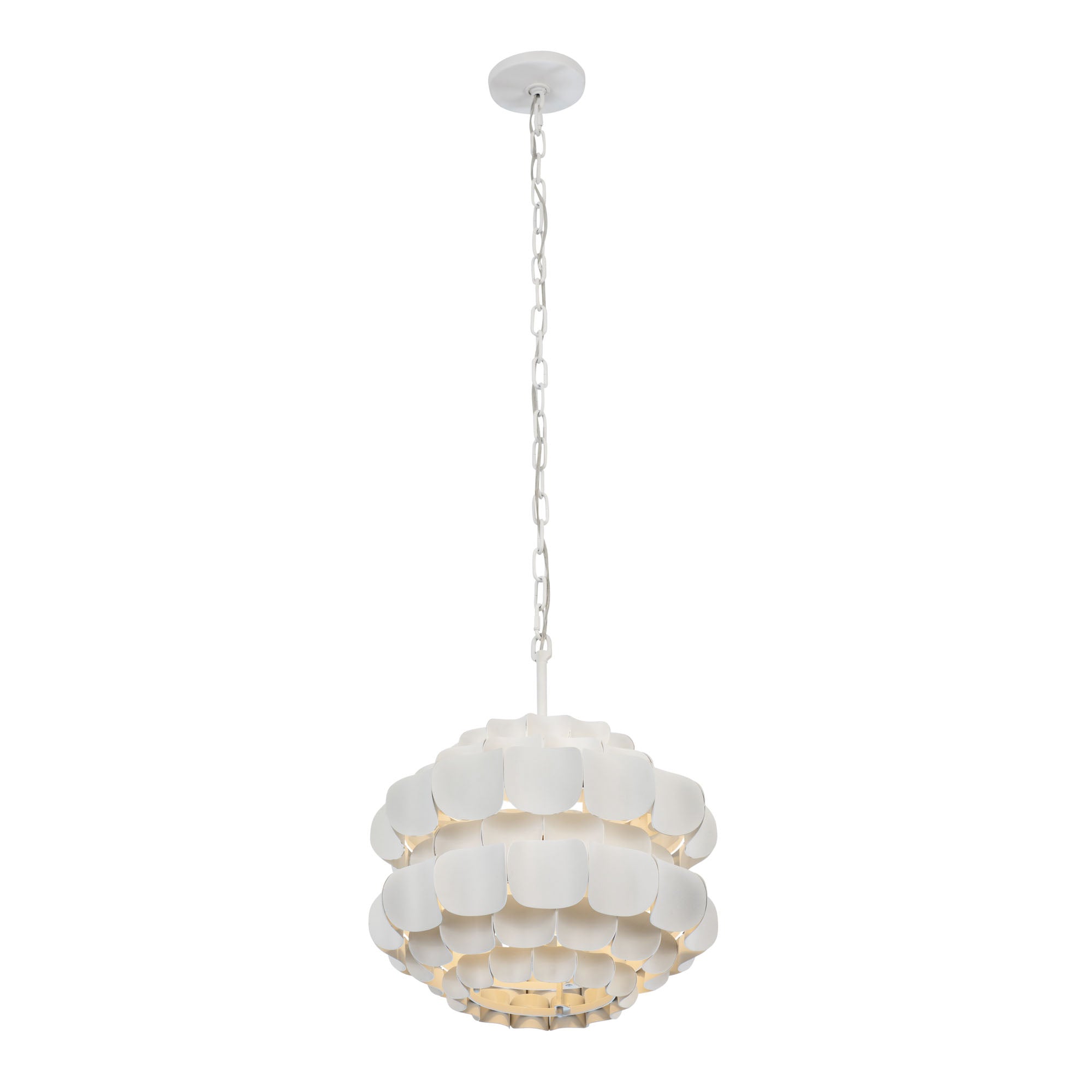 Swoon 1 Light Pendant - Matte White