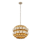 Swoon 3 Light Pendant - Antique Gold/Gold Dust