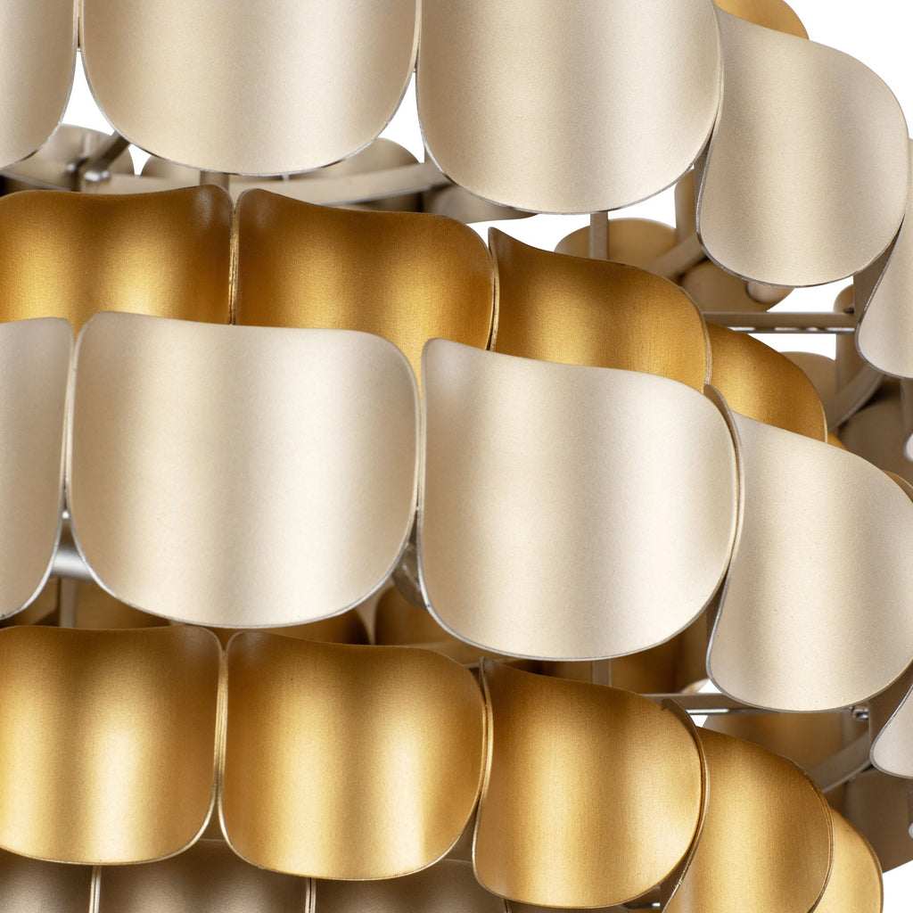 Swoon 3 Light Pendant - Antique Gold/Gold Dust